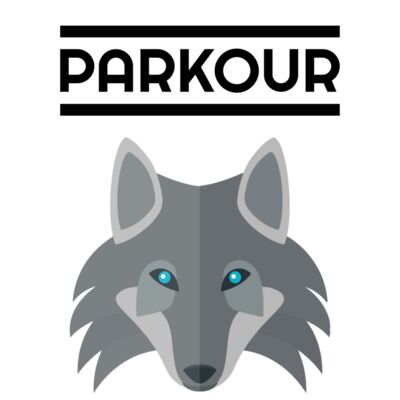 PARKOUR WOLF BLACK TEXT Thumbnail