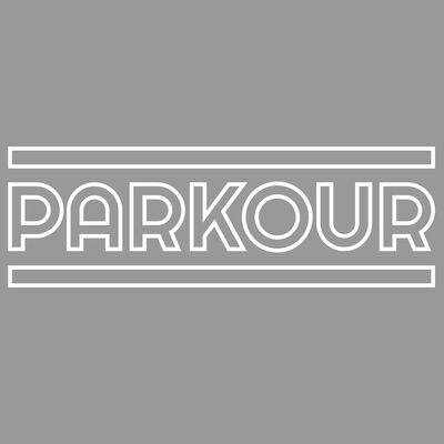 PARKOUR TXT WHITE TRANS PNG Thumbnail